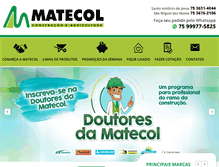 Tablet Screenshot of matecol.com